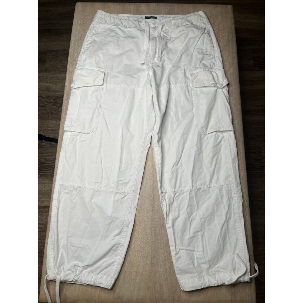 Todd Snyder Garment Dyed Cargo Pant in White Size Large